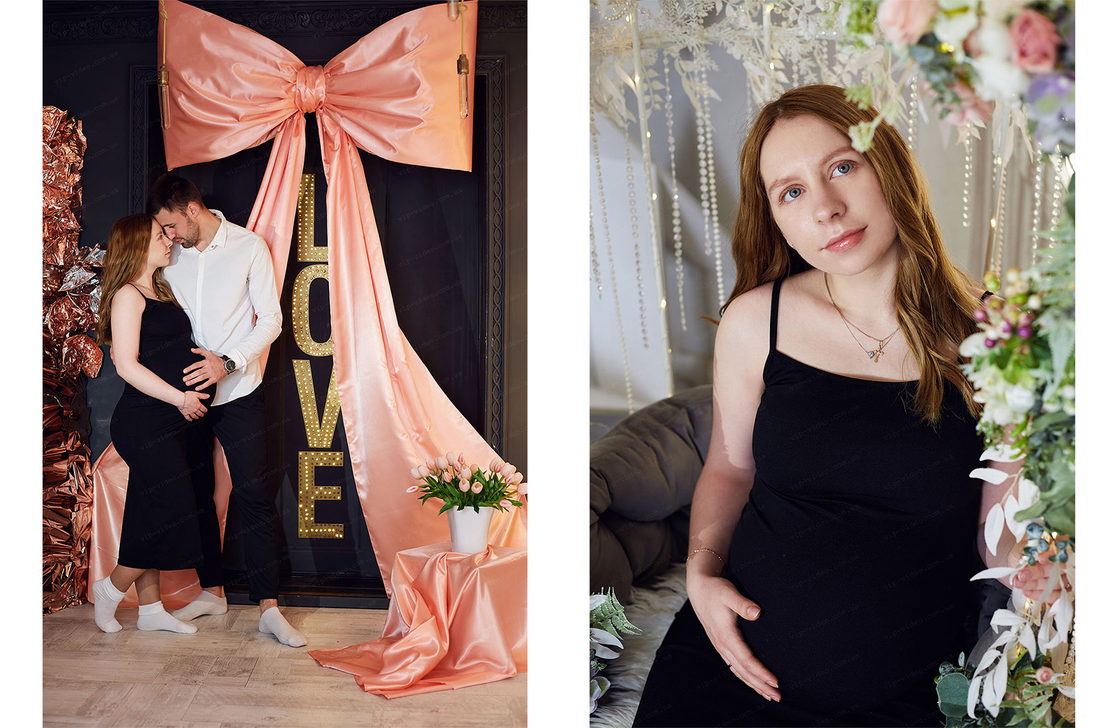 Фотосесія вагітності в студії